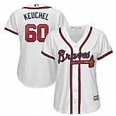 Women Braves 60 Dallas Keuchel White Cool Base Jersey Dzhi,baseball caps,new era cap wholesale,wholesale hats